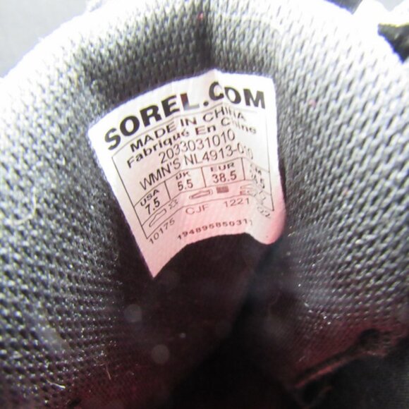 Women's SOREL Out N About Ankle Boot. Black. Size 7.5. NWT. - Picture 4 of 11